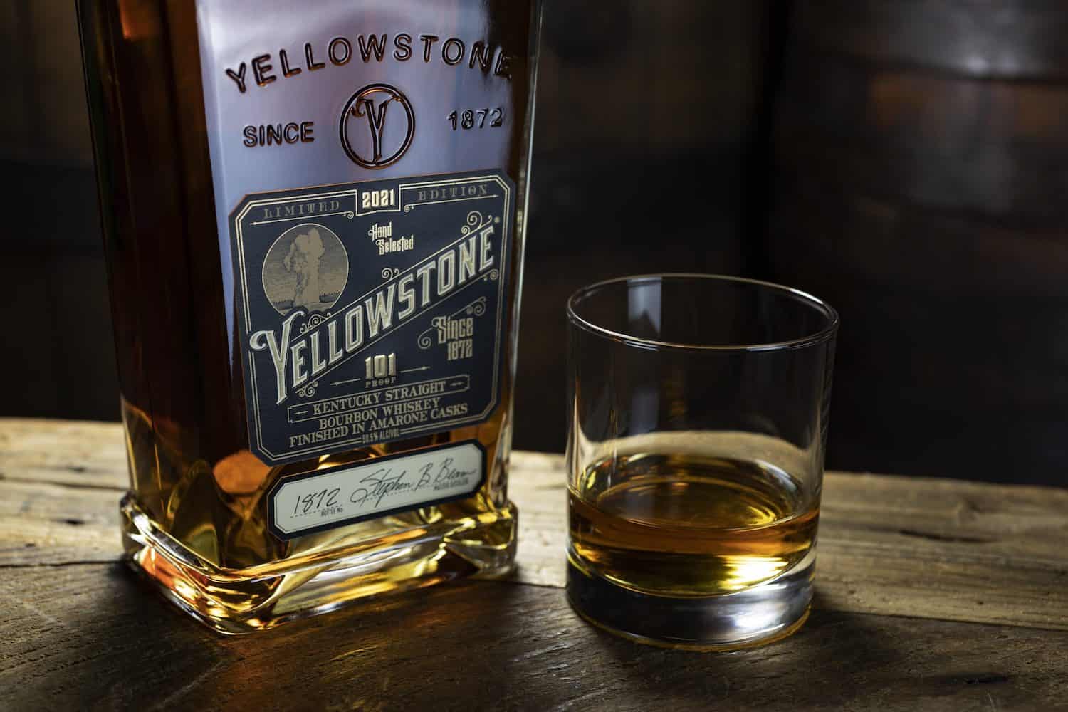 bottle of Yellowstone Bourbon