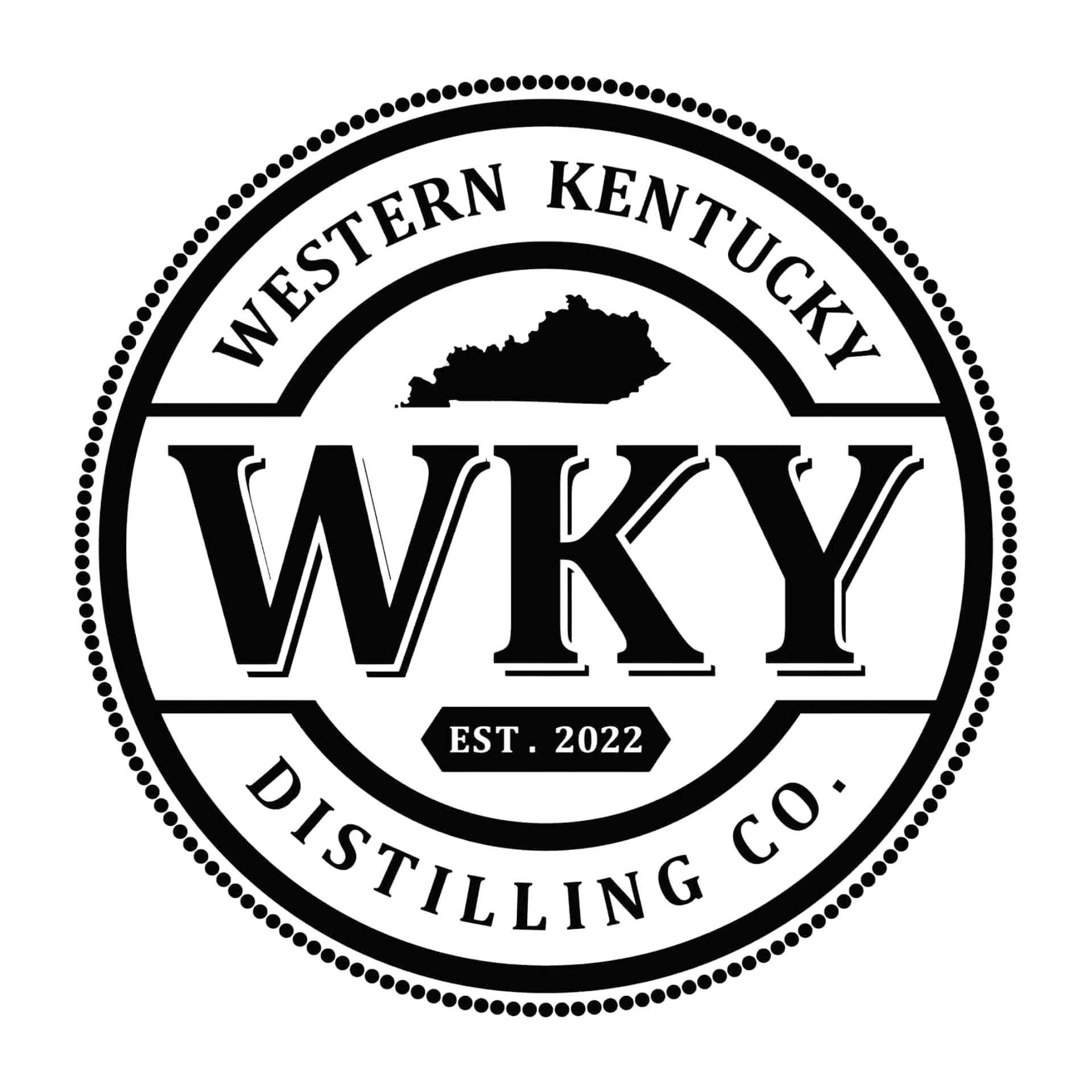 WKY Distilling Co - BW - Transparent - 1920x1920